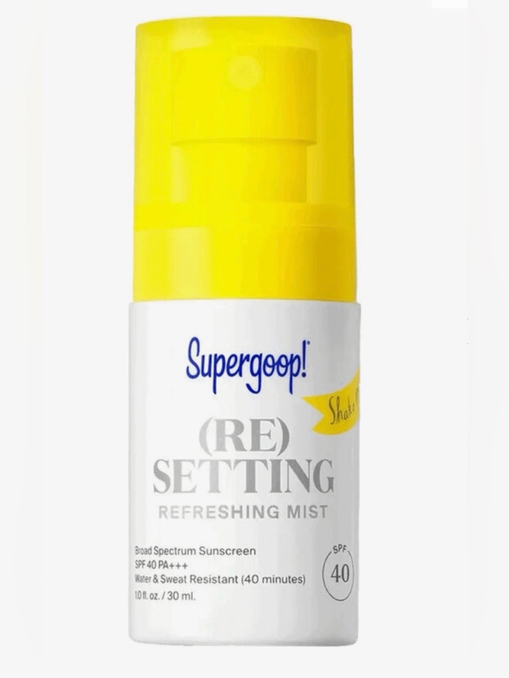 Supergoop! SPF 40 Mini Defense Refresh (Re)setting Mist